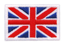 #bk04 Großbritannien Flagge Klein Great Britain Union Jack  Aufnäher Bügelbild Applikation Patch Größe 4,5 x 3,0 cm
