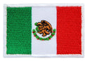 #bk32 Flagge klein Mexiko Aufnäher Bügelbild Applikation Aufbügler Patch Größe 4,7 x 3,2 cm